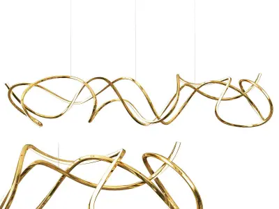 Moderm Curved Linear 3D model