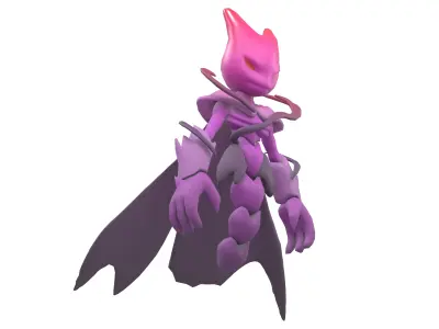 Evil Monster Soul Character V1 001 Low-poly 3D model