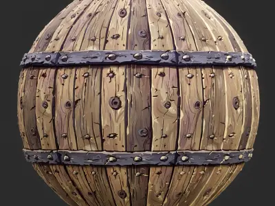 Stylized Wood Seamless Texture Texture