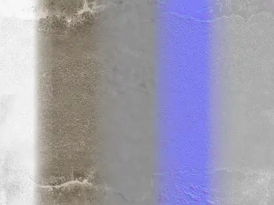  Texture PBR Cement Wall 03 - 4K Scanned - photogrammetry Texture