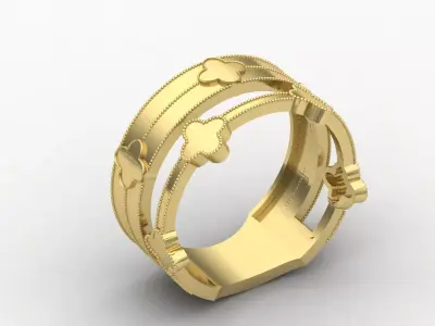 women ring 20-2 3D print model