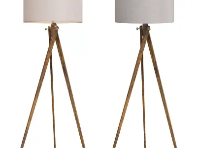Tripod Floor Lamp 3D model buy
