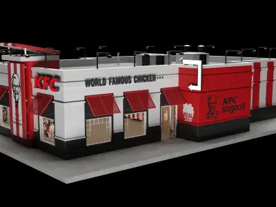 KFC Building 3D model