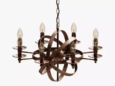 chandelier heliosphere 3D model