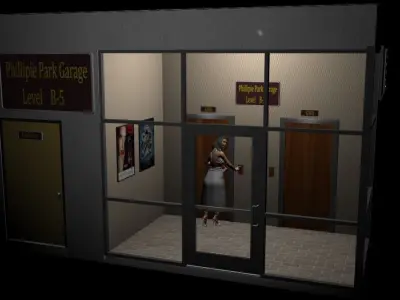 Elevator Lobby 3D model