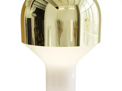 Brass Table Lamp  Modern Designer Lamp 3D Model  Low-poly 3D model