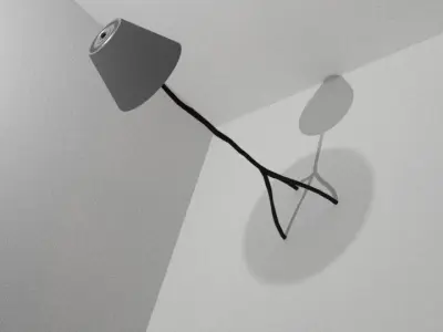 Modern Floor Lamp 3d Model - Twig Lamp Free low-poly 3D model