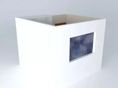 vivianneorkut cube with window Free 3D model