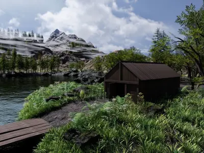 Scene Landscape 3D model