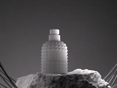 Valentino Perfume Product Scene Octane Render 3D model