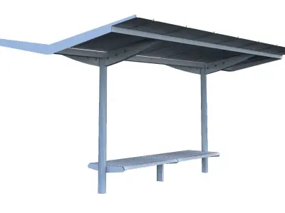 MMCite Regio 800 Bus Shelter 3D model