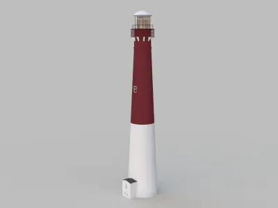 Barnegat Lighthouse 3D model