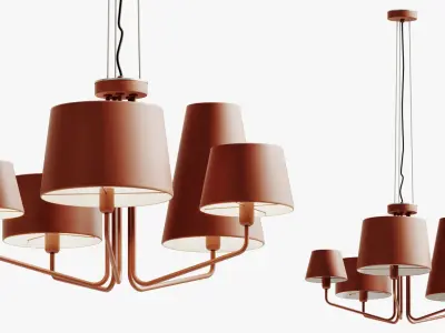 Fos Lighting Tria Pendant Light 3D model