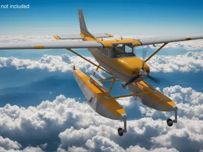  Seaplane with Floats 