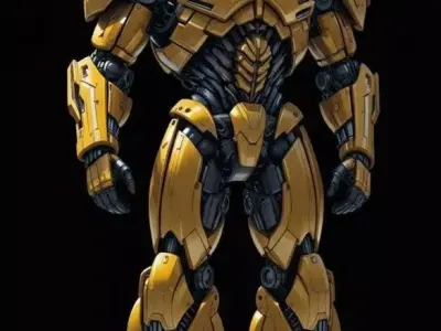 Transforme Guerreiro Transformer Warrior Robot  3D print model