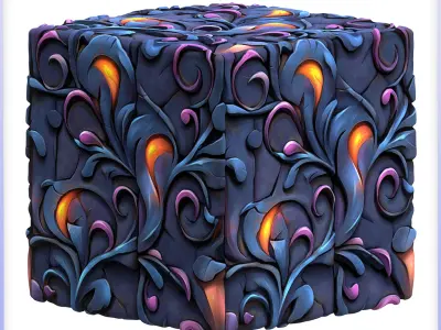 Stylized Ornaments Seamless Texture Texture