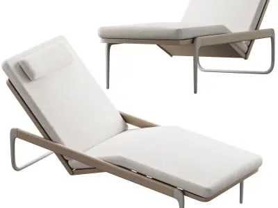522 exterior and architecture 14 Flows sunlounger 3D model