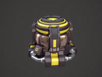 Gravity Generator Low-poly 3D model