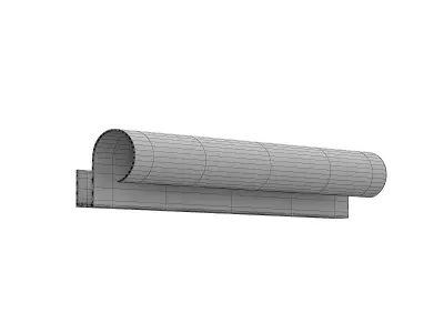 Tube Light 3D model purchase