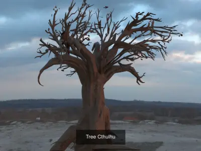 Fantasy Tree collection 1 3D Model Pack