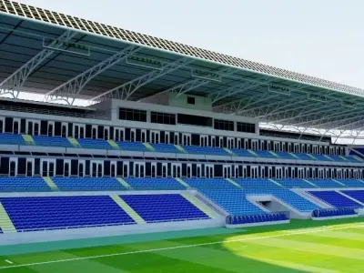 Dnipro-Arena Ukraine 3D model
