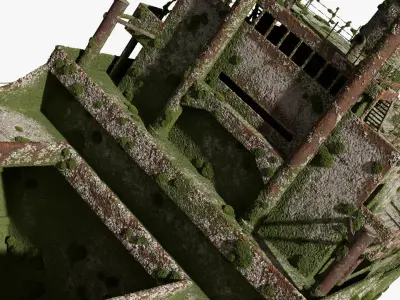  Shipwreck Ruined Hull Rust Old 