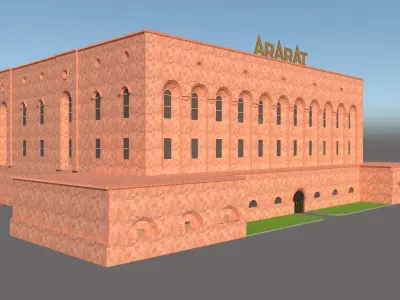 ARARAT Yerevan Brandy Company Free 3D model