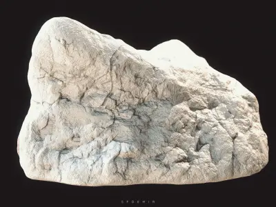 3D Cliff Rock Model - PBR Optimized  Low-poly 3D model purchase