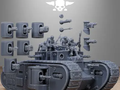 FreeGuard Heavy Tank 3D print model