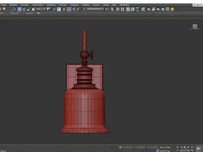  Keswick Sconce Low-poly 3D model