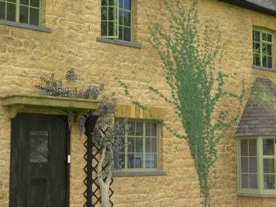 A Cottage house in cotswolds 3D model