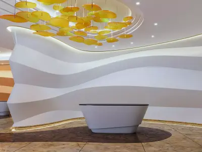 Hotel Lobby 02 Interior 3D model