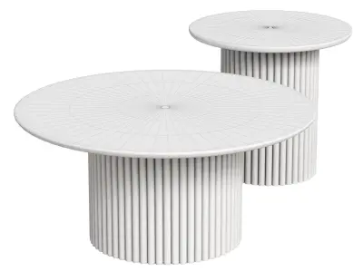 Two Arlaka coffee table 3D model