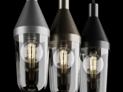 Niwa Outdoor Suspension Lamp 3D model