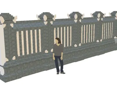 Fance 3D model