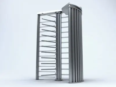 Turnstile Gate 3D model