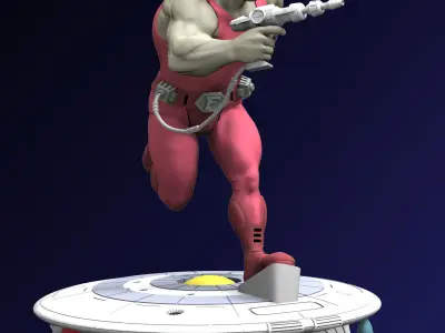 ANDROID OTHO MALA Captain Future Capitaine Flam 3D model