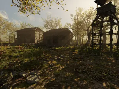 Medieval Scene 3D model