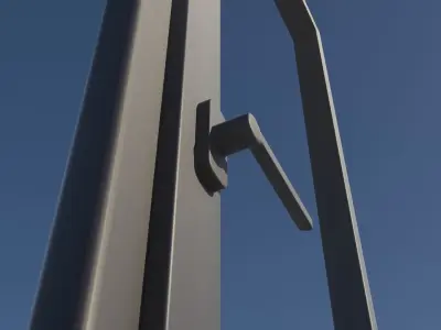 House windows  Low-poly 3D model