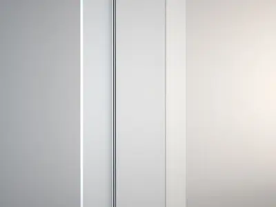 Bathroom Radiator Scirocco Dress Mirror Low-poly 3D model