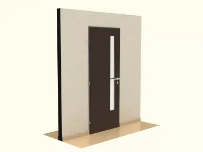 Wooden Door 3D model