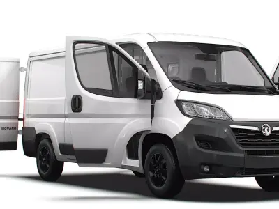 Vauxhall Movano Van L2H1 HQ Interior 2023 3D model