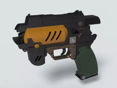 Spacers choice Light pistol from the game The Outer Worlds 3D print model