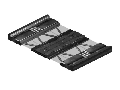 Satellite City Objects - Road 20 3D model