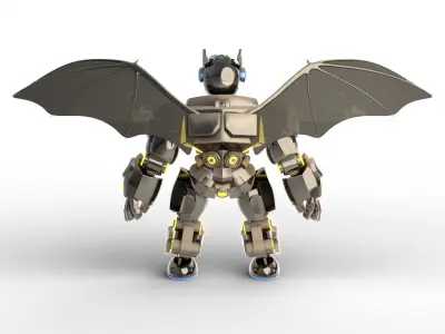 Bat Robot 3D model