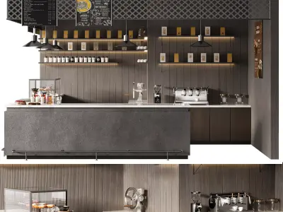 CAFE BAR NO23 A 3D model