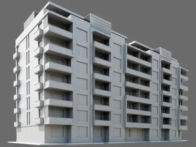 Residental Building ID039 3D model