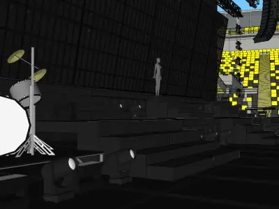 STAGE CONCERT high detail 3D model