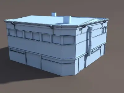 Derelict Factory PACK Low-poly 3D model