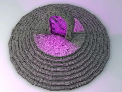 Sci Fi Shapes The Teleport 3D model